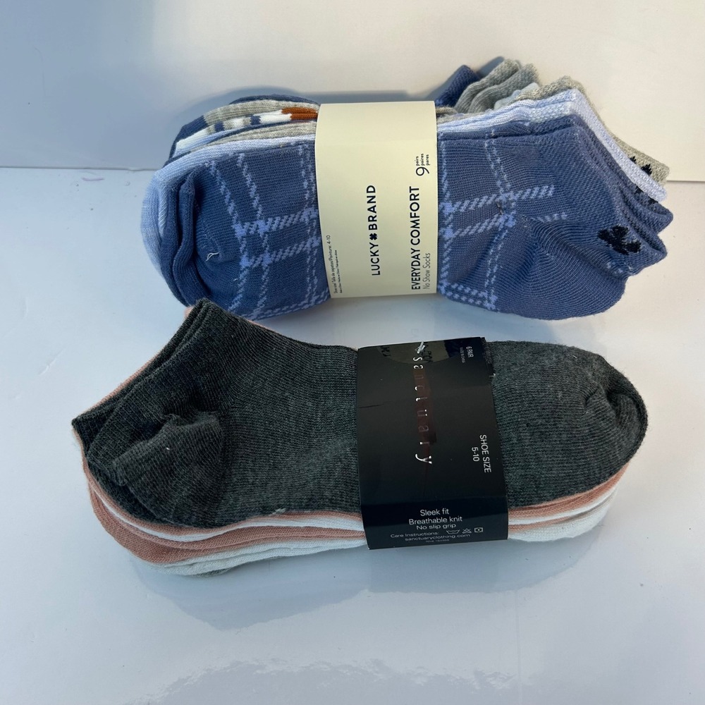 Lucky Brand and‎ Sanctuary Everyday Comfort Low Cut No Show Socks 15 Pairs